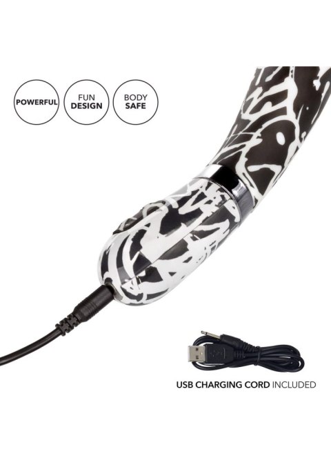 Wibrator punktu G Hype Wand Calexotics wielokolorowy USB 12 cm