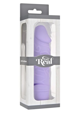 Wibrator realistyczny silikonowy ToyJoy fioletowy 16 cm 7 trybów