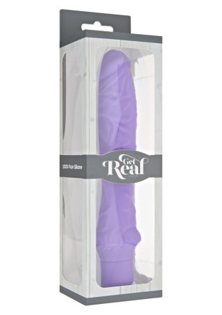 Wibrator realistyczny silikonowy ToyJoy fioletowy 24.9 cm