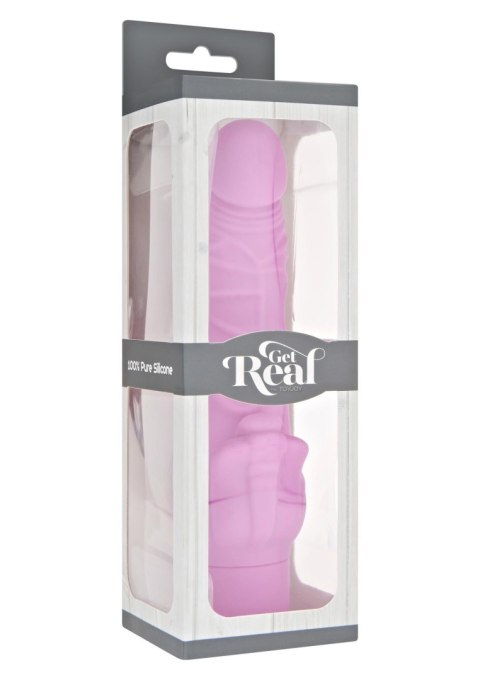 Wibrator realistyczny silikonowy ToyJoy różowy 22 cm wodoodporny