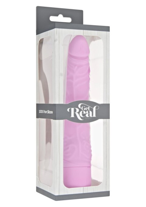 Wibrator realistyczny silikonowy ToyJoy smukły różowy 21 cm