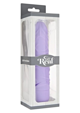 Wibrator silikonowy ToyJoy Classic Original fioletowy 20 cm