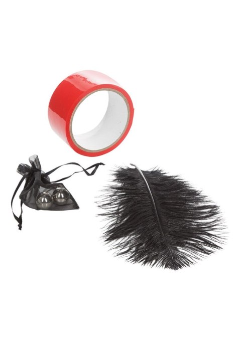 Zestaw Scandal Red Room Kit Calexotics czerwony taśma 18 m