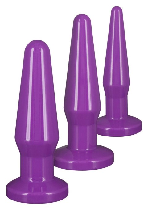 Zestaw korków analnych ToyJoy Best Butt Buddies fioletowy