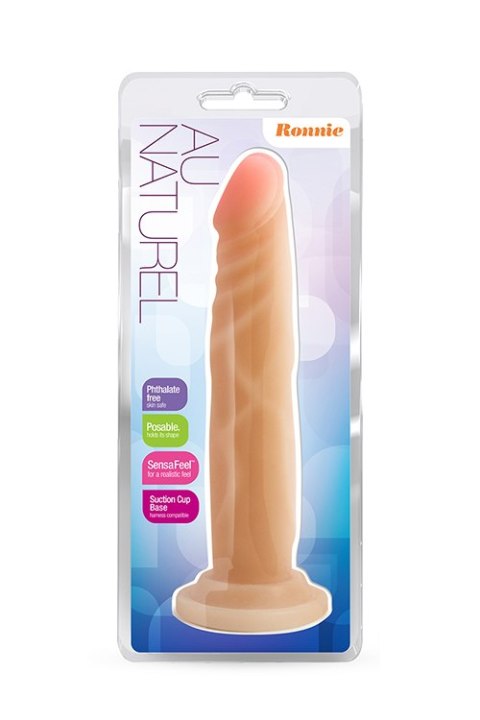 Dildo realistyczne z cyberskóry Blush Au Naturel Ronnie beżowe 19 cm