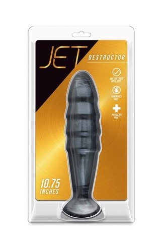 Korek analny Jet Destructor Blush carbon metaliczny 27 cm