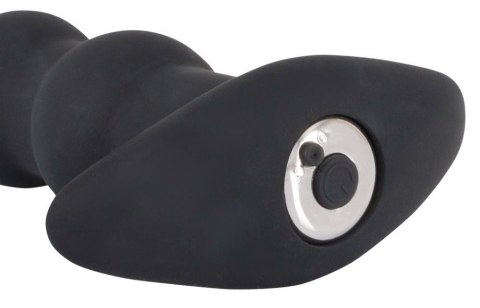 Łańcuch kulkowy analny wibrujący Black Velvets silikon USB 21 cm
