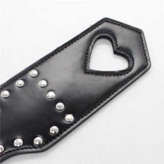 Packa skórzana Heart Paddle Toyz4lovers czarna
