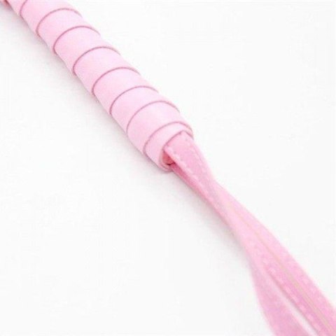 Pejcz skórzany Squash z frędzlami różowy Toyz4lovers