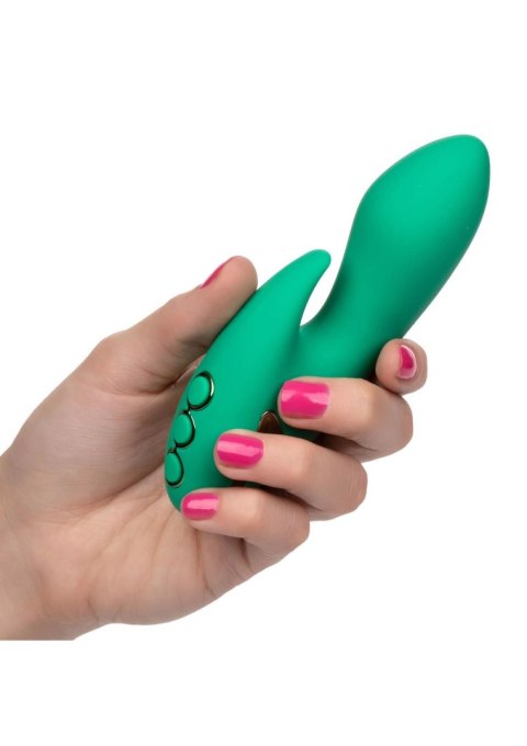 Wibrator silikonowy Calexotics Sierra Sensation zielony 10 funkcji
