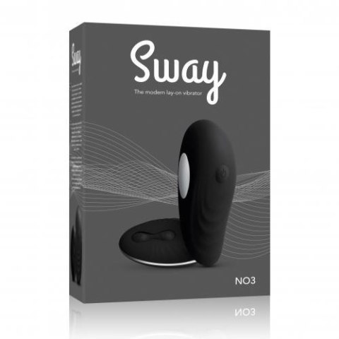 Wibrator stymulujący Sway Vibes No. 3 czarny z pilotem USB