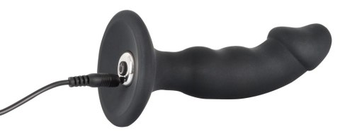 Wibrujący korek analny Black Velvets silikonowy USB 14 cm