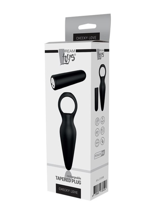 Wibrujący plug analny Dream Toys Tapered 3,3 cm